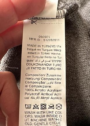 Стильні штани сірі вʼязані с 8 6
