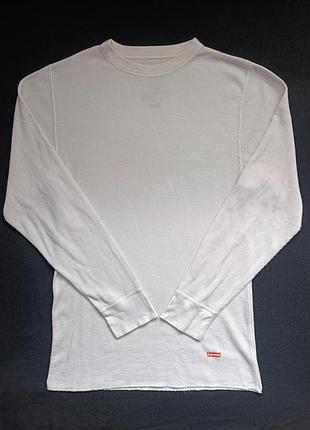 Термо лонгслив supreme x hanes thermal
