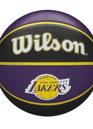 Мяч баскетбольный wilson nba team tribute la lakers size 7 лучшая цена с быстрой доставкой по украине