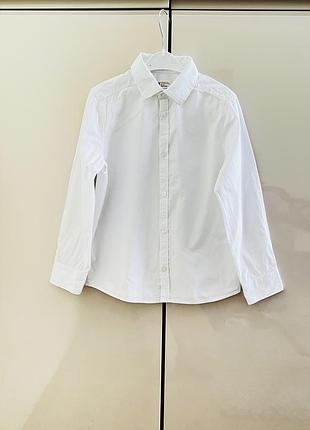 Біла базова сорочка h&m 122-128 розміру