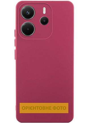 Чохол silicone cover ummi lakshmi full camera (aa) для xiaomi redmi a7 pro 4g / poco c81 бордовий / marsala