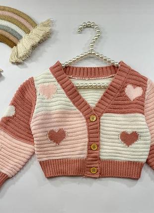 Вʼязаний кардіган 18-24 м