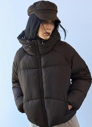 Куртка puffer с капюшоном