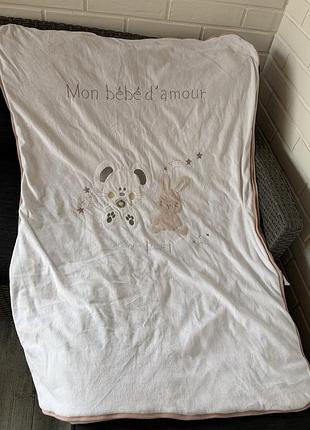 Ковдра дитяча одеялко mon bébé d'amour з малюнком