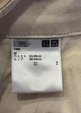 Льон + бавовна штани uniqlo брюки 9