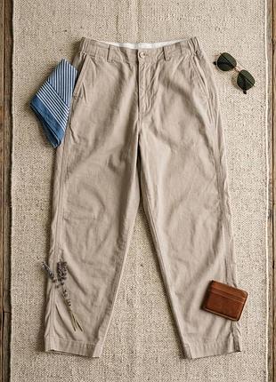Льон + бавовна штани uniqlo брюки 7