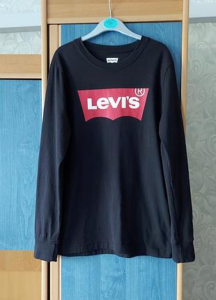 Футболка, лонгслив, 10-12 лет, до
152 см, бавовна, levis
