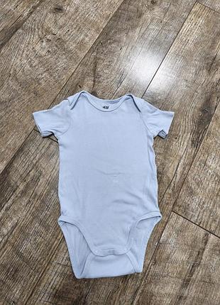 Боди, бодик с коротким рукавом, h&amp;m, р. 80-86, 12-18мис., длина 44см