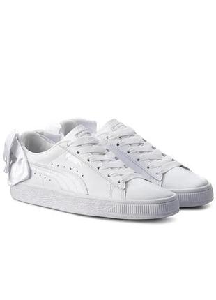 Кеди з бантом puma basket bow