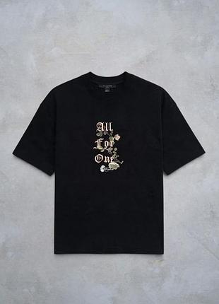 Оверсайз футболка allsaints × represent × zadig and voltaire