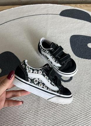 Кеди vans з квітами 2