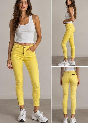 Джинси жіночі dolce & gabbana skinny жовті xs (34)