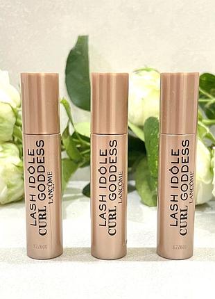 Миниатюра тушь 2мл 01 divine black lancΩme lash idΩle curl goddess mascara