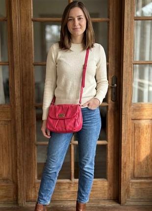 Шкіряна стильна сумка marc by jacobs, оригинал!