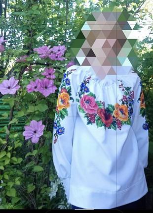 Вышиванка из чешского бисера