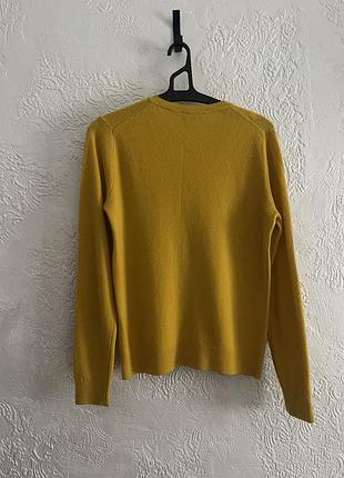 Кардиган желтый, шерсть benetton 3
