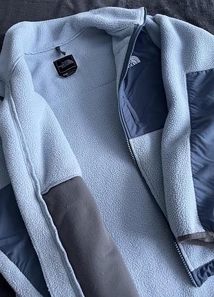 Кофта жіноча the north face флісова блакитна