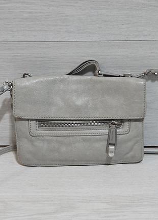 Кожаная кросс боди сумка marc o'polo