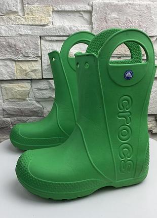 Дитячі  гумові чоботи crocs kids handle it rain boot.