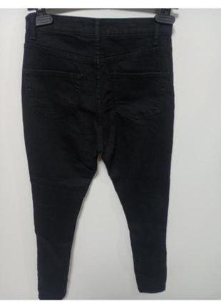 Джинси стрейч 
черный цвет 4
