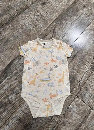 Боди, бодик с коротким рукавом, so cute, р. 80-86, 12-18мис., длина 44см