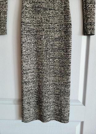 Женское  платье в рубчик р.м  h&amp;m 4