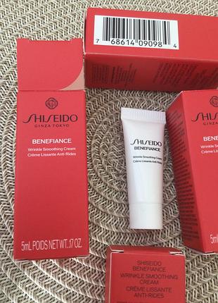 Крем проти старіння шкіри від shiseido, обʼєм 5мл.