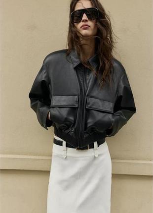 Бомбер куртка zara