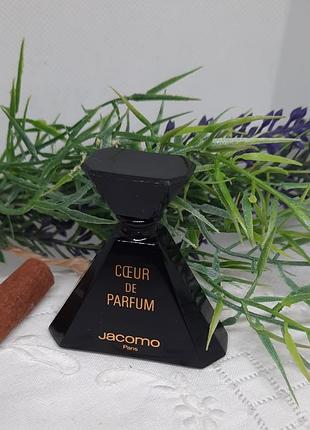 1986р.! jacomo coeur de parfum 5 мл чистые духи parfum черный кристалл