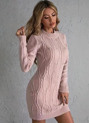 🥰 сукня светр з перлинками shein l