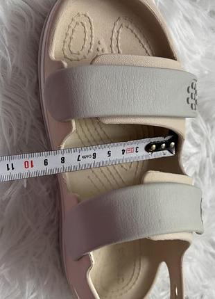 Crocs дитячі сандалі j3, 22см., бежеві 7