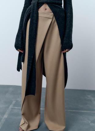 Брюки з запахом zara