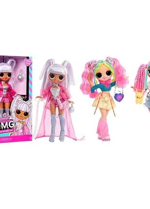 Лялька шарнірна лол lol omg bubblegum kitty k candylicious lol surprise lol omg колекційні ляльки лол баблгам цукерочка кітті к