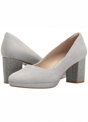 Замшевые туфли на каблуке clarks kelda норе