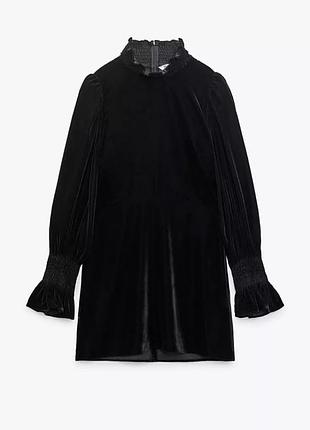 Оксамитова сукня плаття zara велюрова