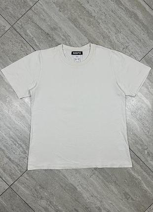 Hope stockholm women's cotton box tee t-shirt oversized size 38 футболка