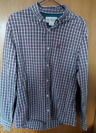 Стильная мужская рубашка в клетку original penguin
