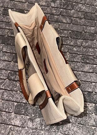 Сумка-тоут  chloé woody tote bag 5