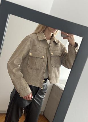 Куртка бомбер zara коротка куртка 2