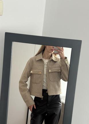 Куртка бомбер zara коротка куртка 4