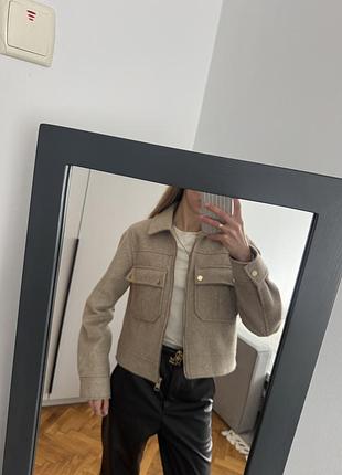 Куртка бомбер zara коротка куртка
