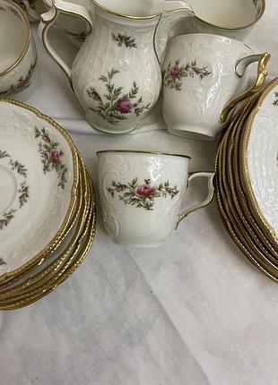 Вінтажний кавовий / чайний сервіз rosenthal classic rose collection