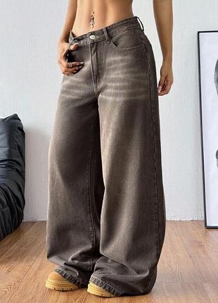 Трендові широкі джинси shein 2xl