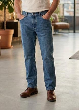 Мужские прямые джинсы marks &amp; spencer р. 34/31 regular fit