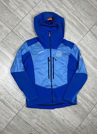 Mammut eisfeld softshell hybrid hooded jacket - softshell jacket blue size l куртка софтшел