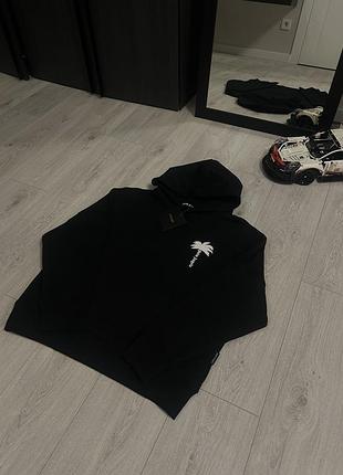 Толстовка чоловіча palm angels чорна, розмір l