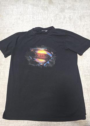 Мужская футболка superman «man of steel» (dc comics) — размер l