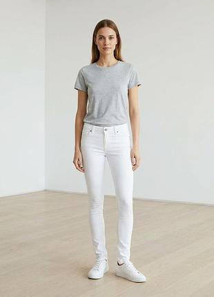 Білі джинси скіні  skinny
