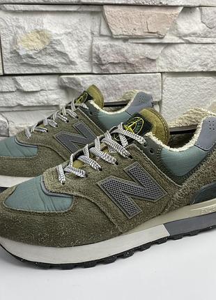 Чоловічі кросівки new balance 574 legacy x stone island