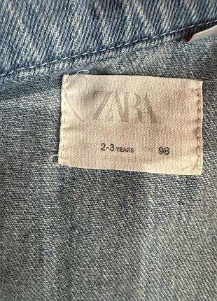 Джинсовая жилетка zara 2